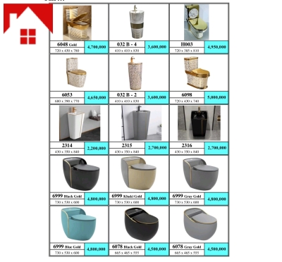Bồn cầu các loại