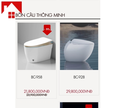 Bồn cầu thông minh giá rẻ tại thành phố hồ chí minh