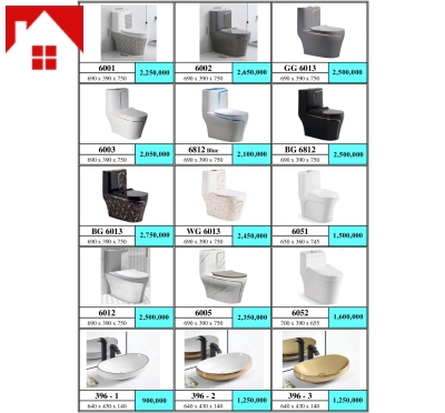 Bảng catolo nhà tắm nhà vệ sinh