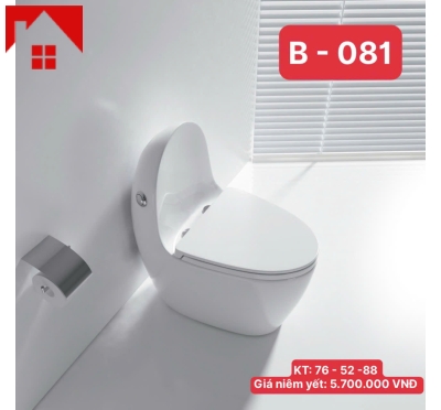Bồn cầu liền khối men phủ Nano 1