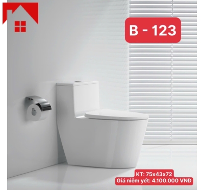 Bồn cầu liền khối men phủ Nano 2